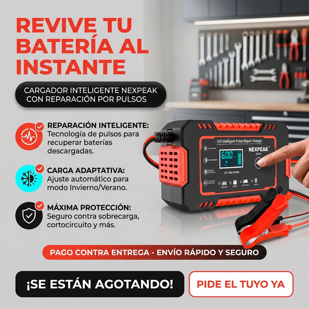 🔥 INICIADOR Y CARGADOR DE BATERÍA NEXPEAK®🔥