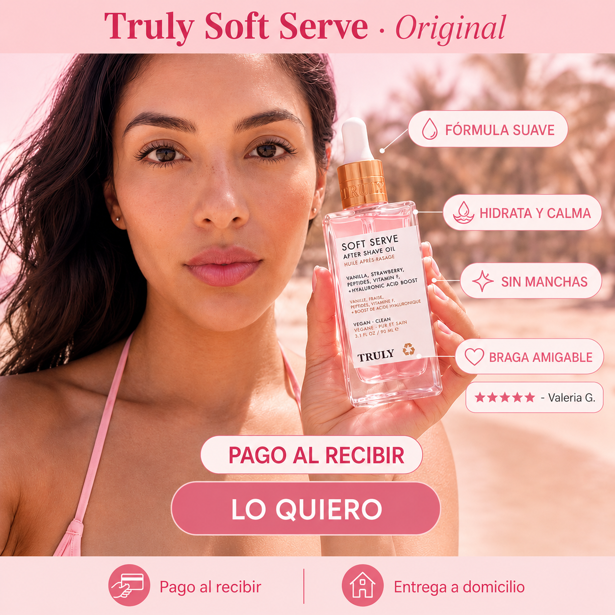 ACEITE CORPORAL TRULY SOFT SERVE 90ml - ORIGINAL🧼