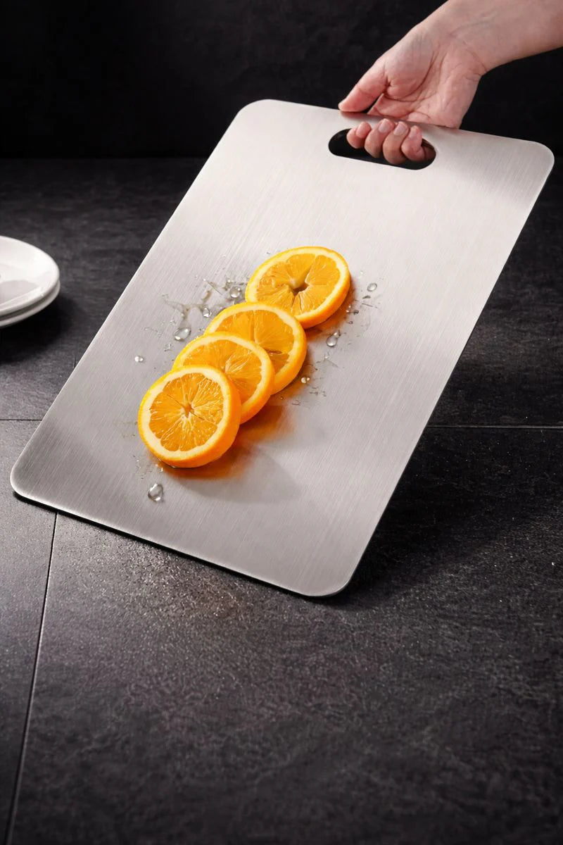 🔥🔥TABLA DE PICAR ACERO INOXIDABLE 29×20 CM🔥🔥CLEANCUT PRO