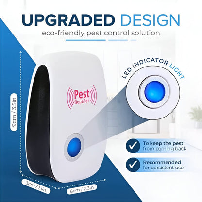 REPELENTE ULTRASÓNICO PEST-REJECT® ✨¡ Oferta Limitada , No la dejes pasar!🔥😍