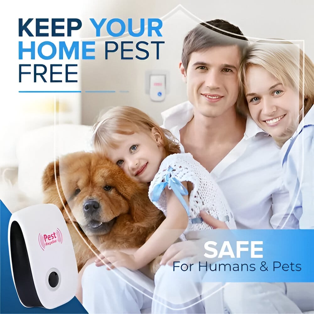REPELENTE ULTRASÓNICO PEST-REJECT® ✨¡ Oferta Limitada , No la dejes pasar!🔥😍