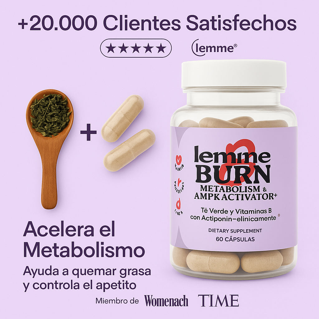 🔥LEMME BURN ORIGINAL🔥 Activa tu metabolismo y transforma tu cuerpo.