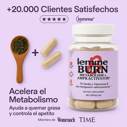 🔥LEMME BURN ORIGINAL🔥 Activa tu metabolismo y transforma tu cuerpo.