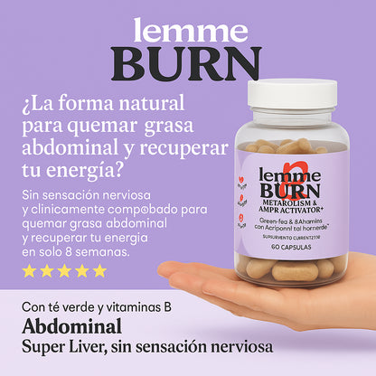 🔥LEMME BURN ORIGINAL🔥 Activa tu metabolismo y transforma tu cuerpo.