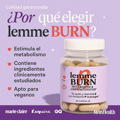 🔥LEMME BURN ORIGINAL🔥 Activa tu metabolismo y transforma tu cuerpo.