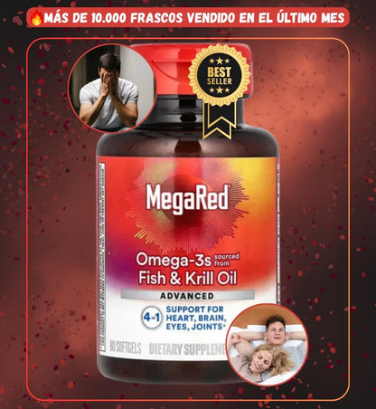 ACEITE DE KRILL ANTÁRTICO® - Apoya tu circulación y bienestar con aceites de alta absorción 🦐