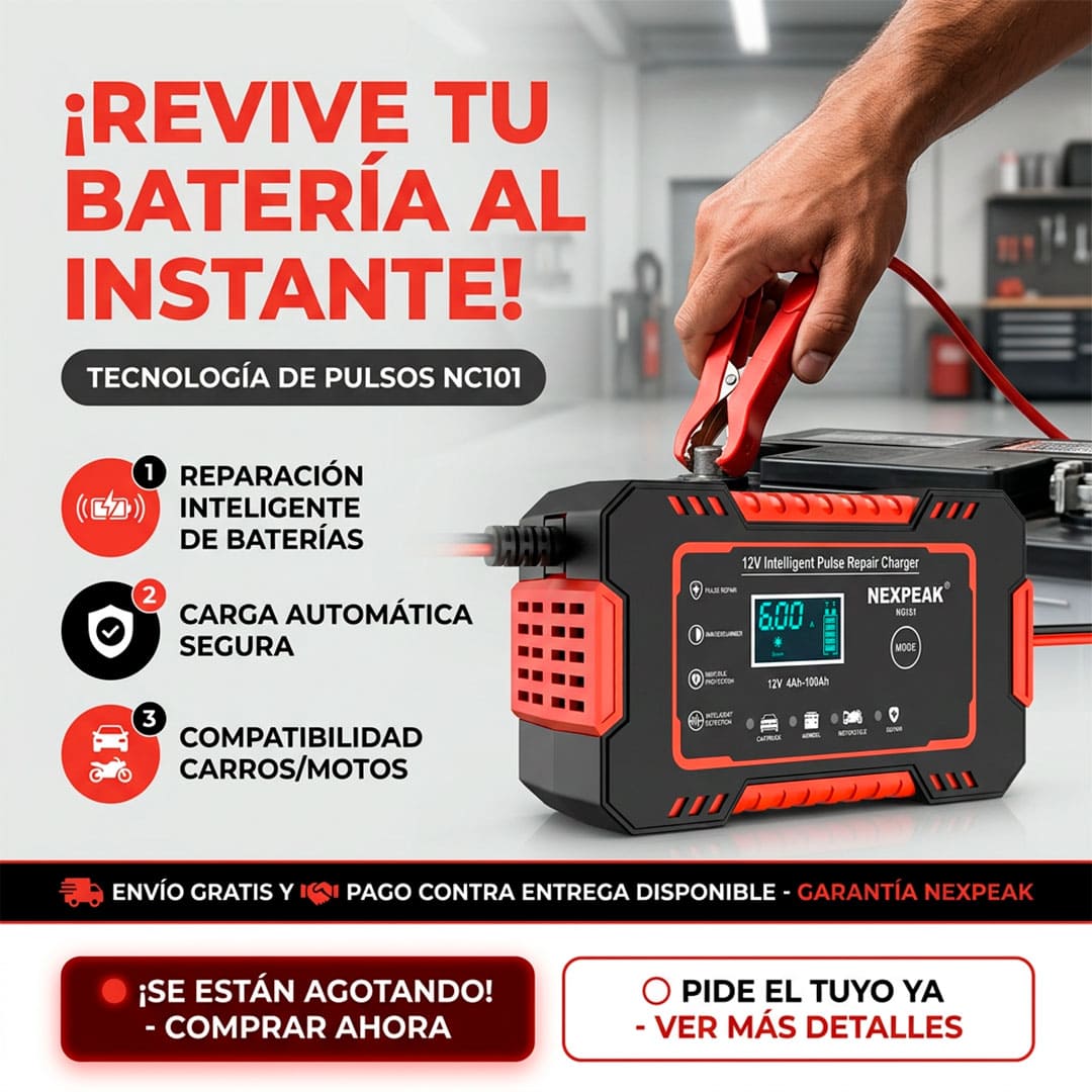🔥 INICIADOR Y CARGADOR DE BATERÍA NEXPEAK®🔥
