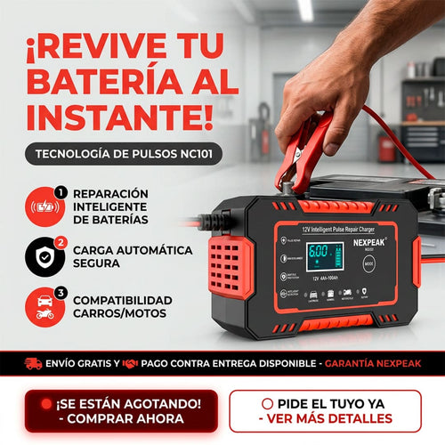 🔥 INICIADOR Y CARGADOR DE BATERÍA NEXPEAK®🔥