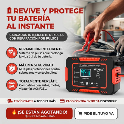 🔥 INICIADOR Y CARGADOR DE BATERÍA NEXPEAK®🔥
