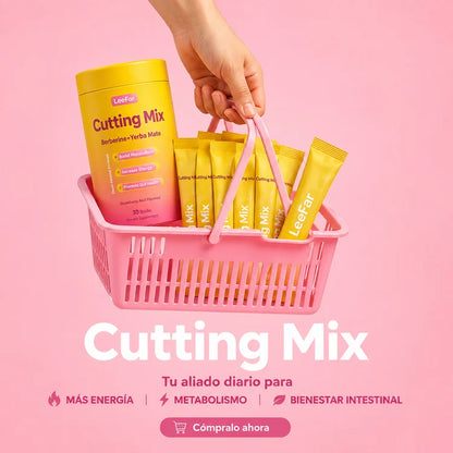 Cutting Mix LeeFar – Berberina + Yerba Mate en Sticks (30 uds) | Sabor Fresa