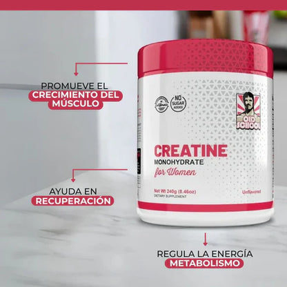 Creatina para Mujeres – Fórmula Especial para Aumentar Glúteos