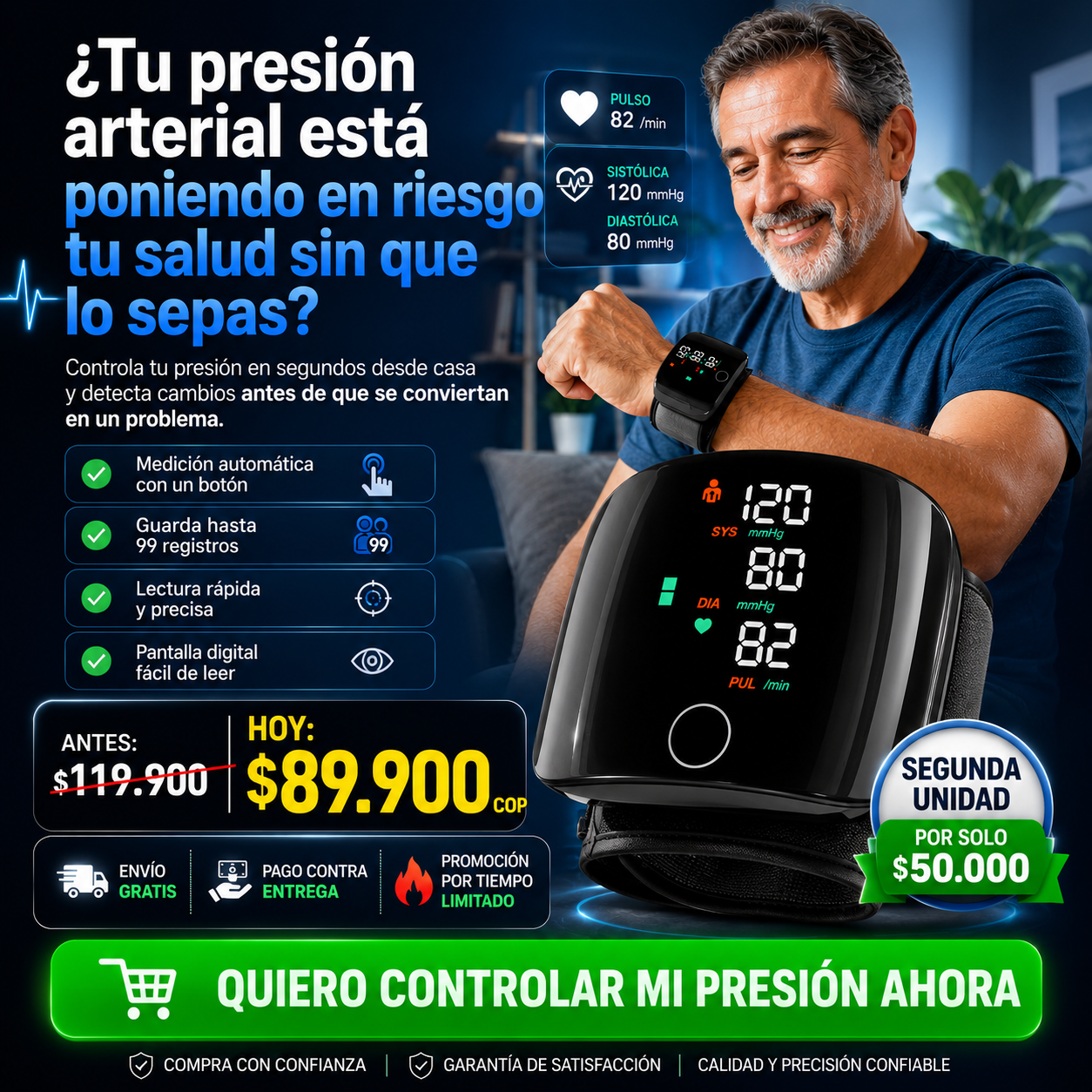 💚Tensiómetro Digital Muñeca💚