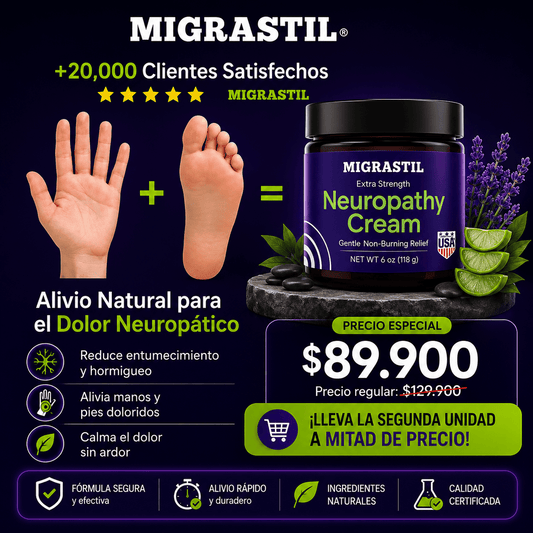 🔥 Migrastil Cream alivio de neuropatía 60ml🔥