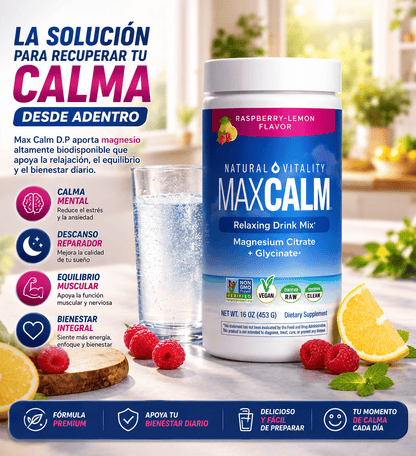 🌿MAX CALM (D.P) Contenido 453 gr.🌿