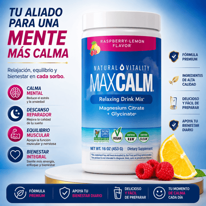 🌿MAX CALM (D.P) Contenido 453 gr.🌿