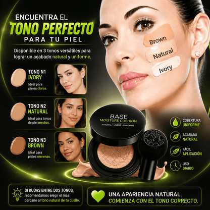 ✨BASE MOISTURE CUSHION✨ Natural - Liguera - Uniforme