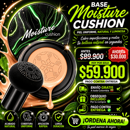 ✨BASE MOISTURE CUSHION✨ Natural - Liguera - Uniforme