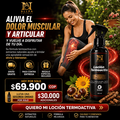 ⚡LOCION TERMOACTIVA ALLPA🏋️