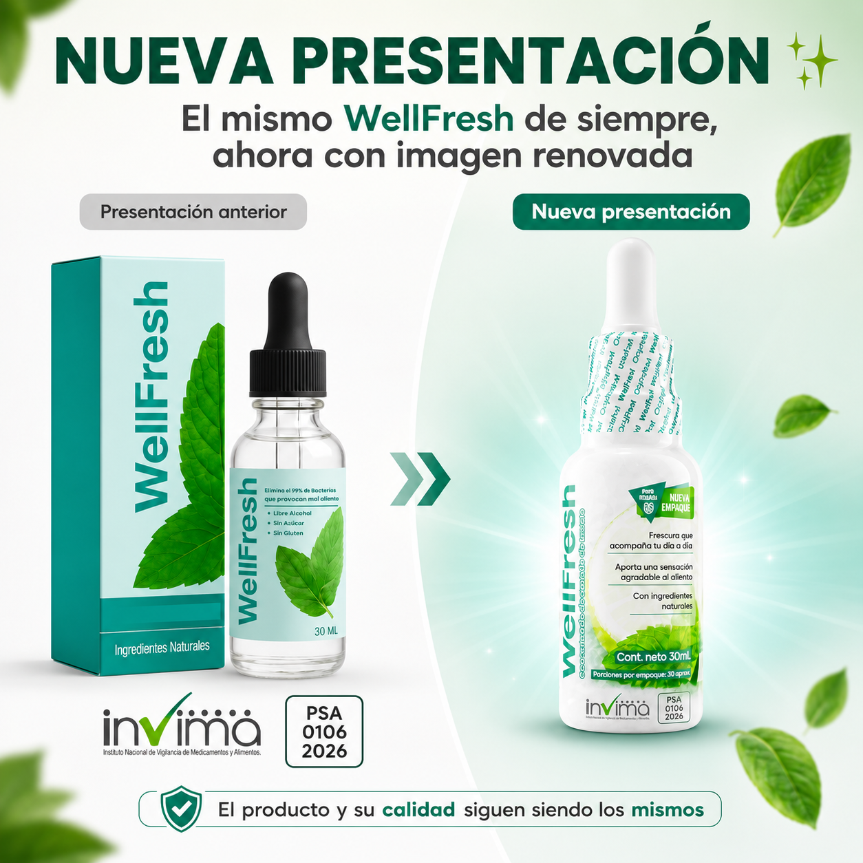 WELLFRESH – Aliento fresco inmediato, confianza diaria y tranquilidad en cada conversación