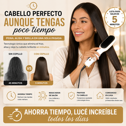 ✨Cepillo Alisador Iónico Para Cabello✨