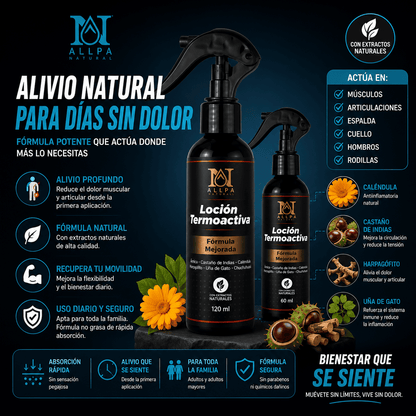 ⚡LOCION TERMOACTIVA ALLPA🏋️