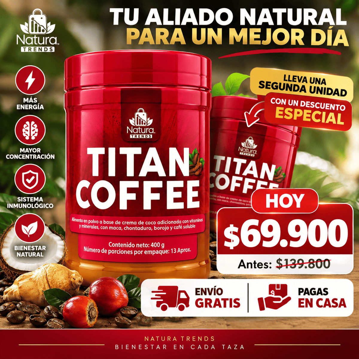 TITAN COFFEE – Energía ⚡ y Enfoque Diario🔥
