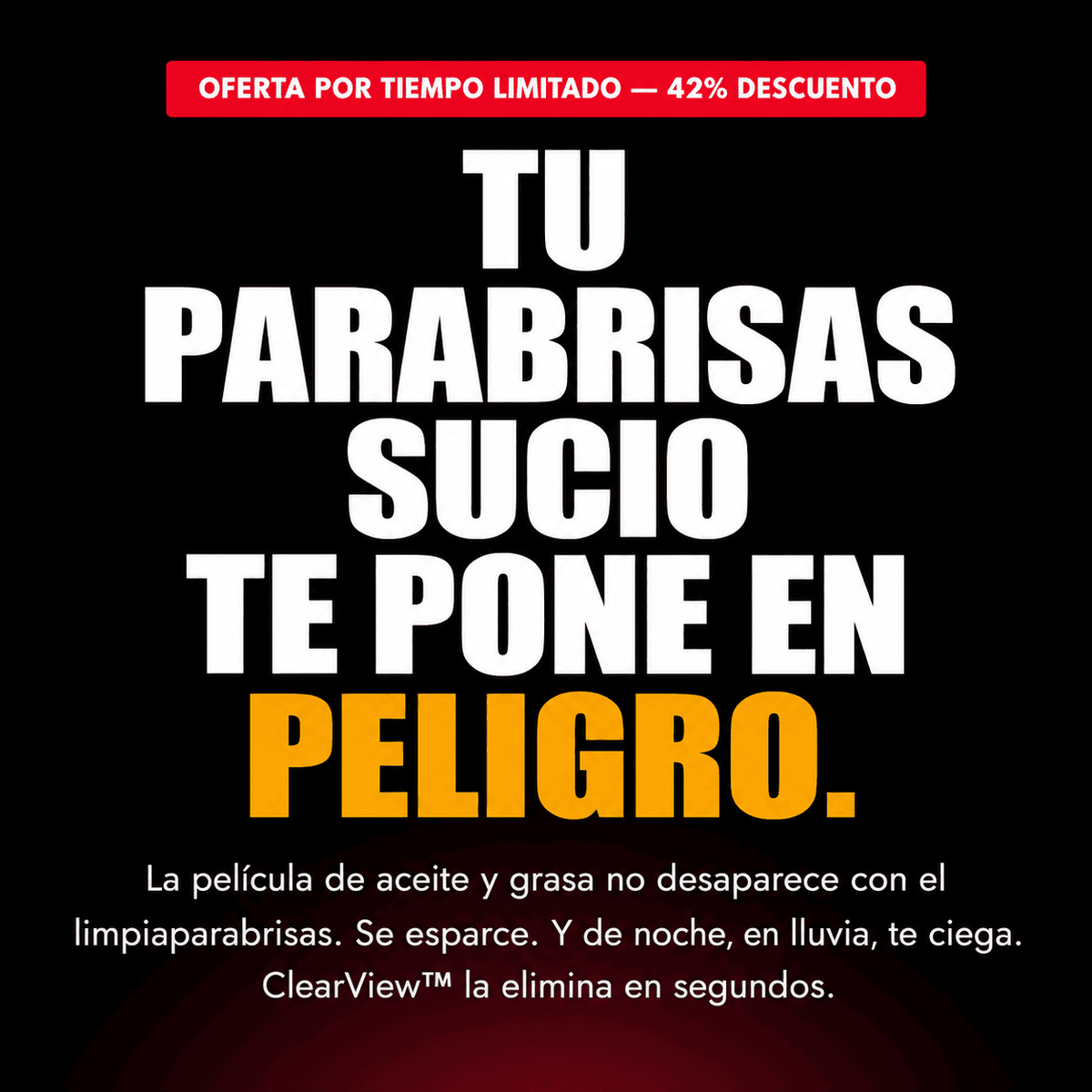 CLEARVIEW™ Cepillo Antiempañante | Visión Clara en Segundos Sin Gastar de Más