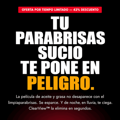 CLEARVIEW™ Cepillo Antiempañante | Visión Clara en Segundos Sin Gastar de Más