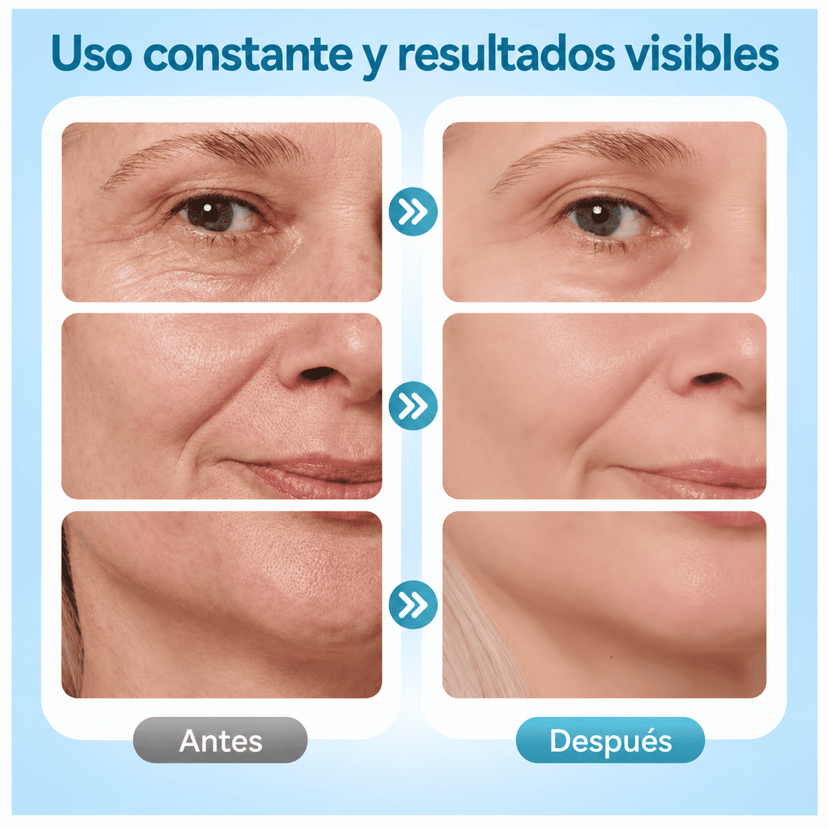 Masajeador Facial Papada Pantalla 7LED Reafirmante y Antiedad✨