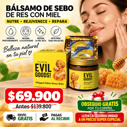 SEBO DE RES EVIL GOODS 100ML + REGALO - CUIDADO NATURAL PARA TU PIEL