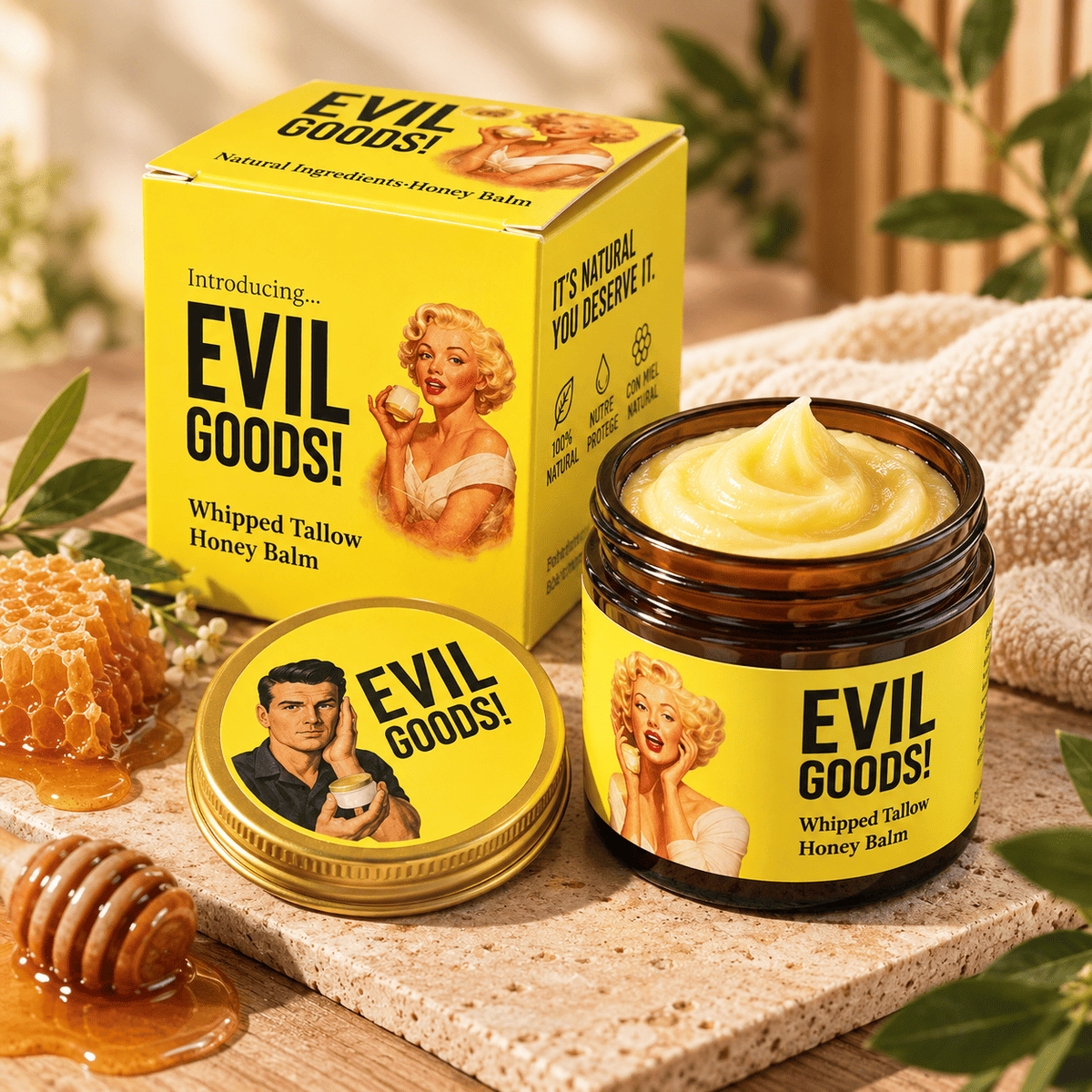 SEBO DE RES EVIL GOODS 100ML + REGALO - CUIDADO NATURAL PARA TU PIEL
