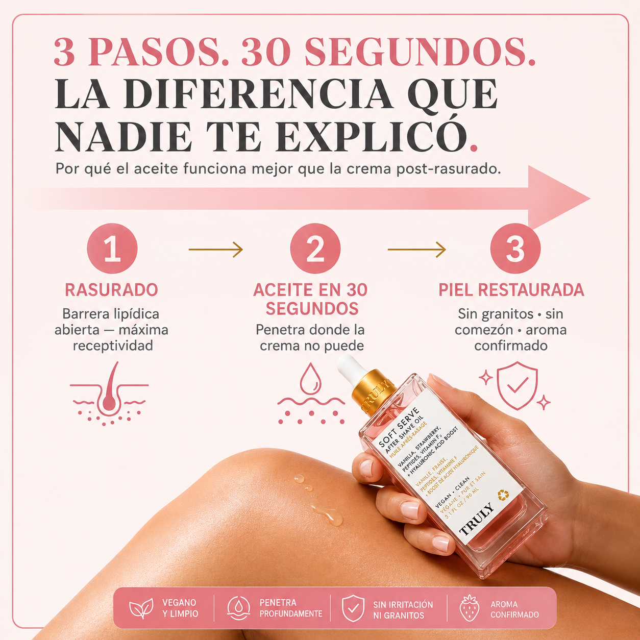 ACEITE CORPORAL TRULY SOFT SERVE 90ml - ORIGINAL🧼