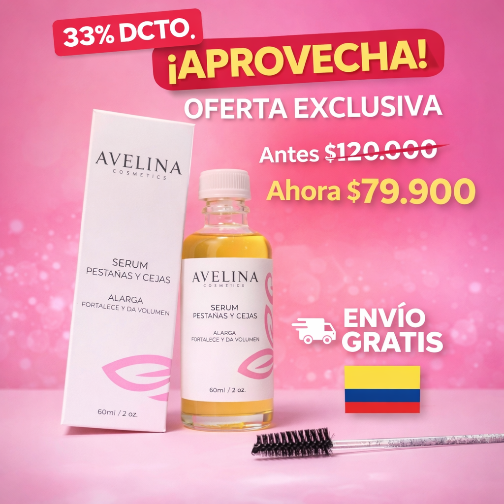 🔥Avelina Serum: Cuidado Diario para Pestañas y Cejas Más Saludables🔥