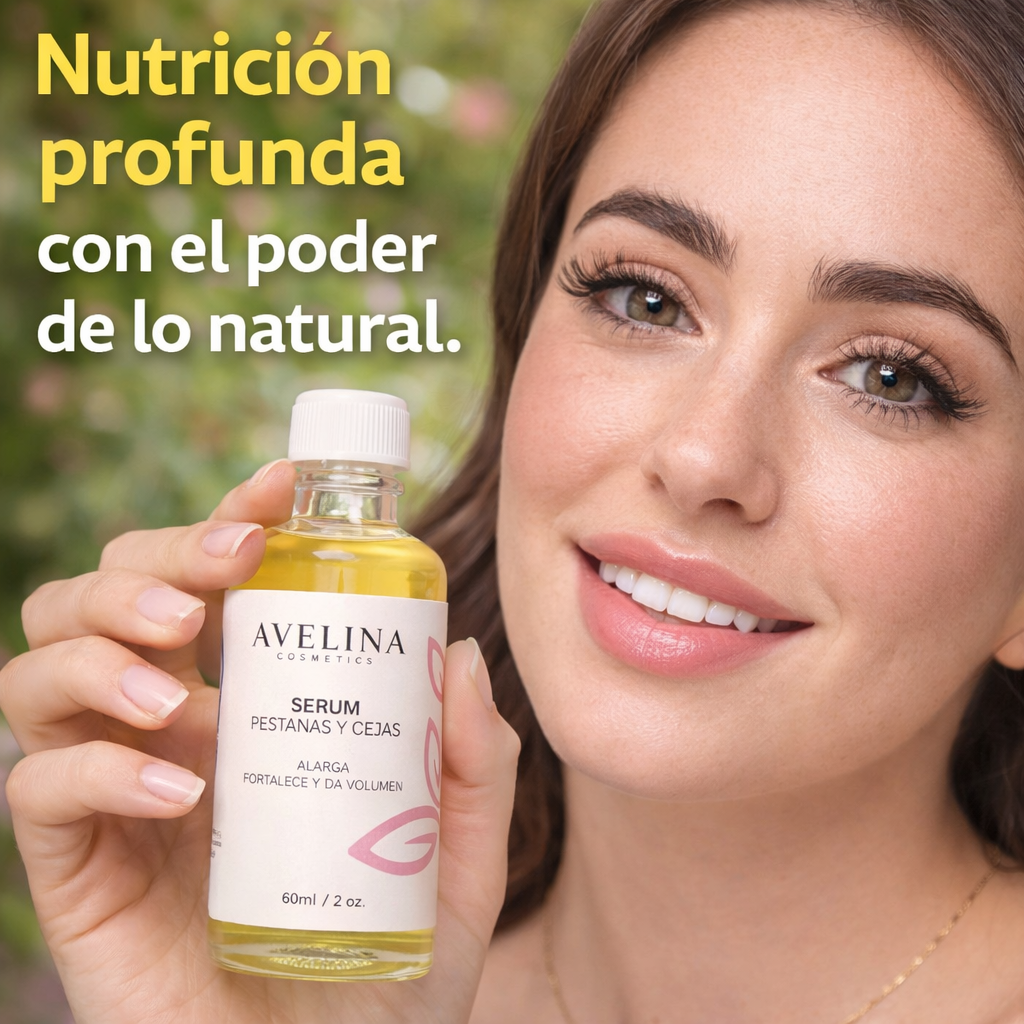 🔥Avelina Serum: Cuidado Diario para Pestañas y Cejas Más Saludables🔥