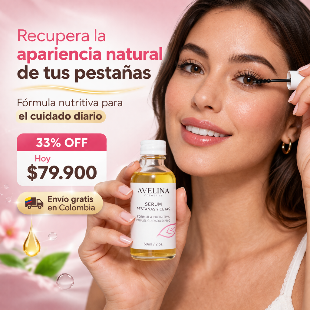 🔥Avelina Serum: Cuidado Diario para Pestañas y Cejas Más Saludables🔥