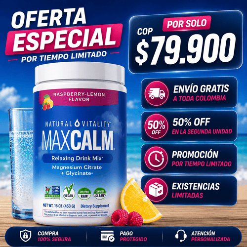🌿MAX CALM (D.P) Contenido 453 gr.🌿