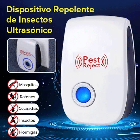 REPELENTE ULTRASÓNICO PEST-REJECT® ✨¡ Oferta Limitada , No la dejes pasar!🔥😍