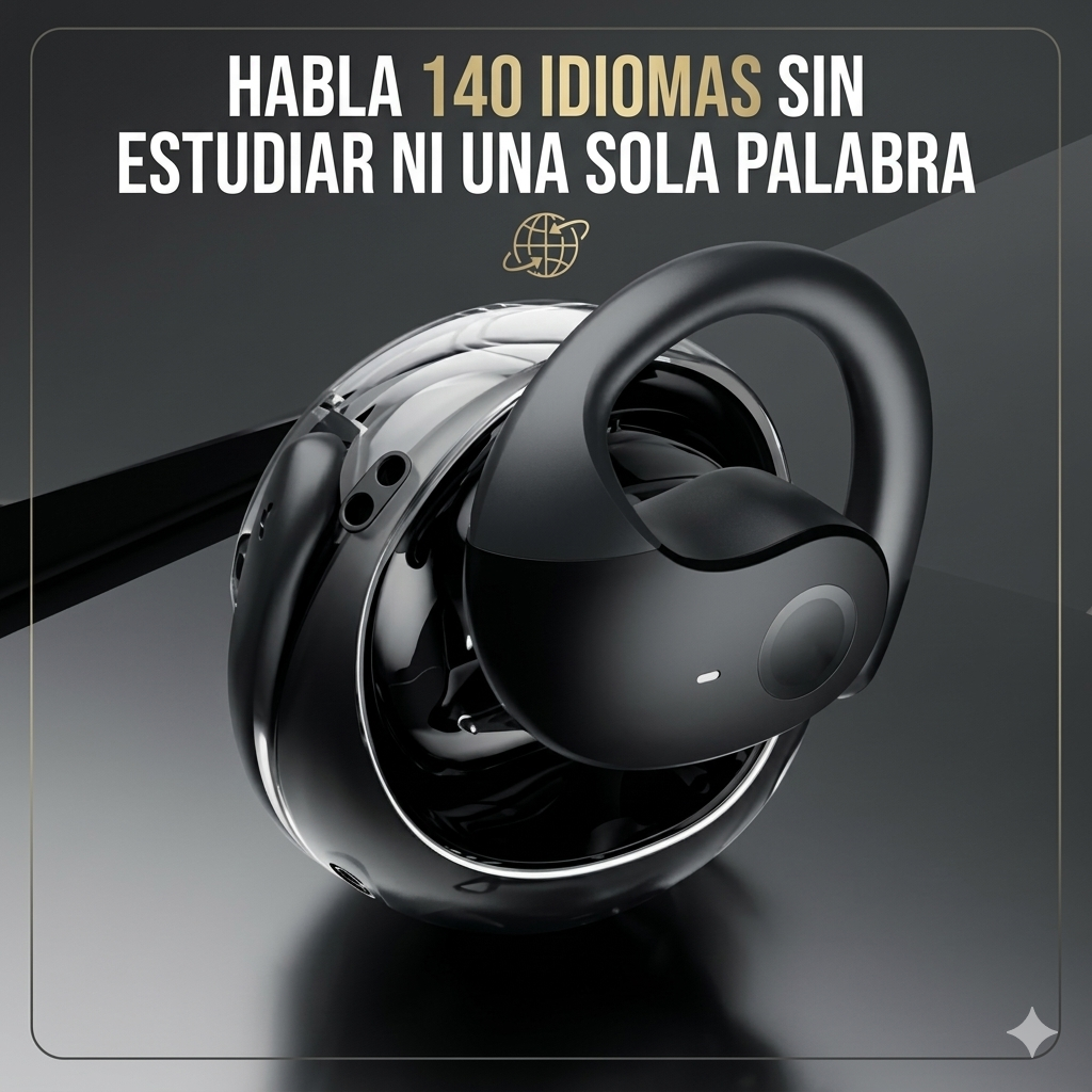 🌎Habla más de 140 idiomas en segundos con los auriculares traductores🌎