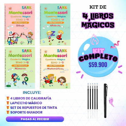 🌈KITS MÁGICOS DE CALIGRAFÍA MONTESSORI ✍️