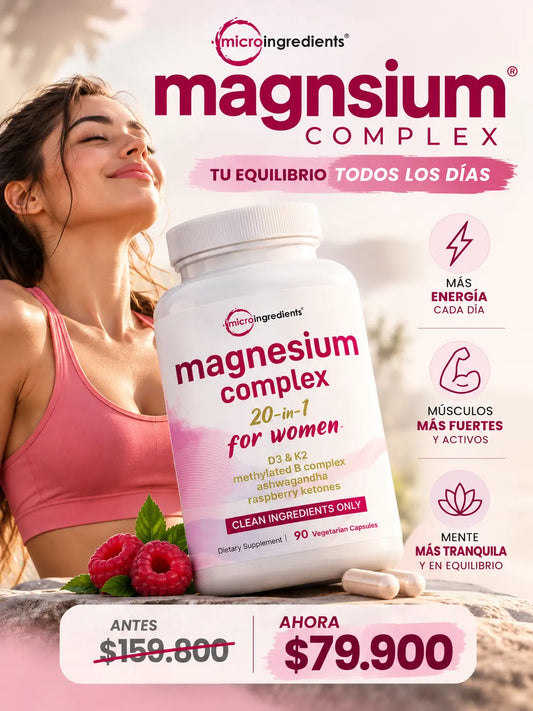Micro Ingredients Magnesium Complex 20-in-1 for Women