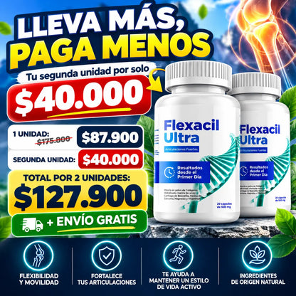 FLEXACIL ULTRA - Bienestar y movilidad para tus articulaciones