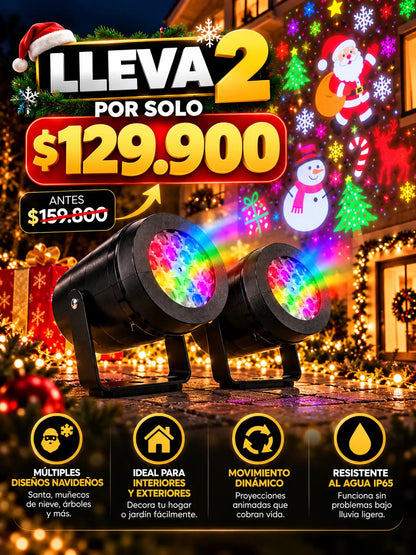 LUMORA Proyector Navideño LED: Ilumina tu Casa en Minutos
