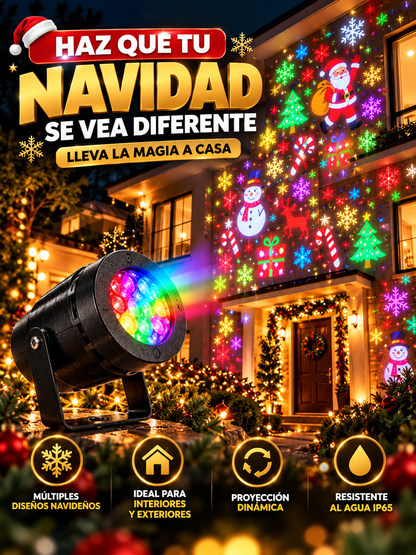 LUMORA Proyector Navideño LED: Ilumina tu Casa en Minutos