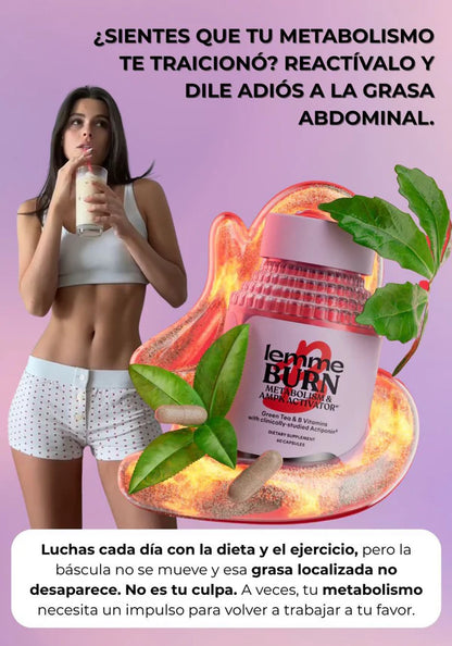 🔥LEMME BURN ORIGINAL🔥 Activa tu metabolismo y transforma tu cuerpo.